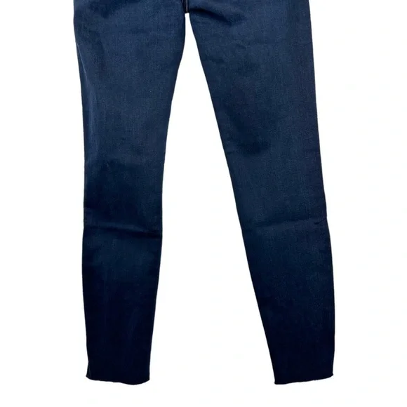 Frame Denim Revolve Le High Raw Edge Hem Ankle Slit Rivet Skinny Jeans Fonda - Picture 9 of 16